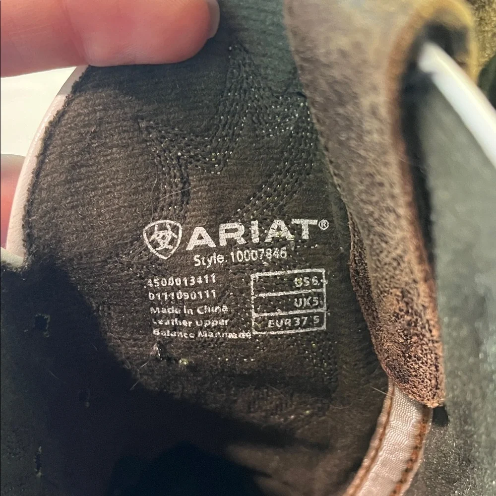 Ariat Women’s Tombstone Dark Brown Western Leather Boots, Size 6 - Picture 4 of 7